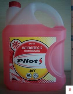 Антифриз PILOTS Red Line 40 G12 готовый -40C красный 10 кг