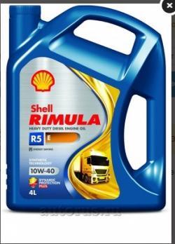 Масло SHELL Rimula R5 E 10W40 моторное полусинтетическое 4 л