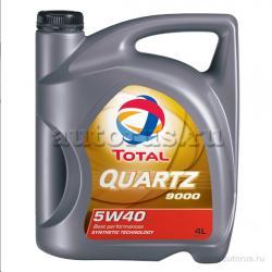 Масло Total QUARTZ 9000 5W40 моторное синтетическое 4 л