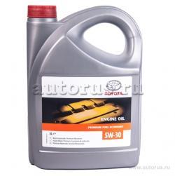 Масло TOYOTA Engine Oil 5W30 моторное синтетическое 5 л