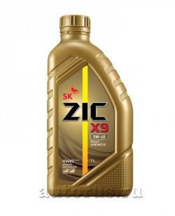 Масло ZIC X9 5W40 моторное синтетическое 1 л