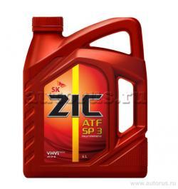 Масло транс. ZIC ATF SP-3 синтетическое 4 л 162627