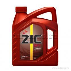 Масло транс. ZIC G-F TOP синтетическое 75W90 4 л 162629
