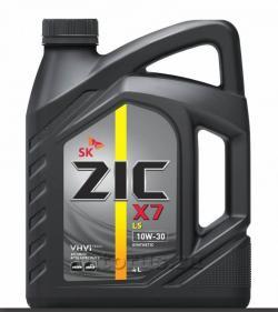 Масло ZIC X7 LS 10W30 моторное синтетическое 4 л
