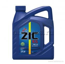 Масло ZIC X5 Diesel 10W40 моторное полусинтетическое 4 л