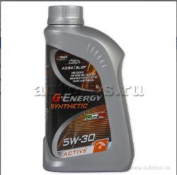 Масло моторное G-Energy Synthetic Active 5W30 синтетическое 1 л 253142404