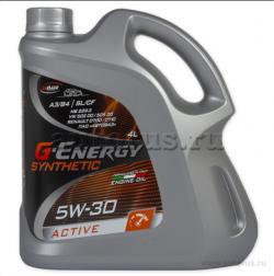 Масло моторное G-Energy Synthetic Active 5W30 синтетическое 4 л 253142405