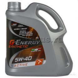 Масло моторное G-Energy Synthetic Active 5W40 синтетическое 4 л 253142410