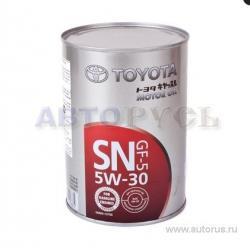 Масло TOYOTA MOTOR OIL 5W30 SN/GF-5 моторное синтетическое 1 л