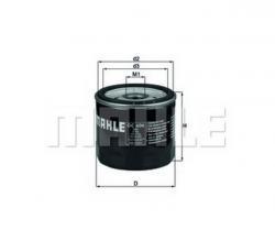 Фильтр масляный KNECHT/MAHLE OC606 FORD MONDEO/Foc/Gal/Esc 1.6-2.3 16V 98-