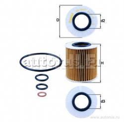 Фильтр масляный KNECHT/MAHLE OX166/1D BMW E46 1.6-1.8