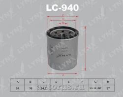 Фильтр масляный LYNXauto LC-940   FIAT/SUBARU/SUZUKI