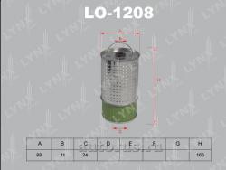 Фильтр масляный LYNXauto LO-1208 MERCEDES BENZ C200D-300D(W202) 93-00/E250D-300D(W1
