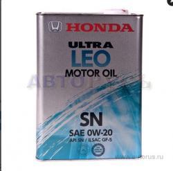 Масло моторное HONDA ULTRA LEO 0W20 синтетическое 4 л 08217-99974