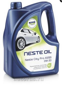 Масло моторное NESTE CITY PRO A5B5 0W-30 (4 L)