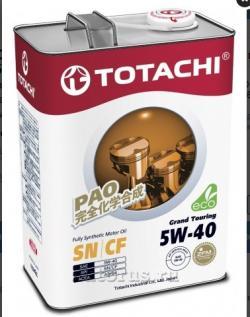 Масло моторное TOTACHI Grand Touring SN 5W40 синтетическое 1 л 4562374690837