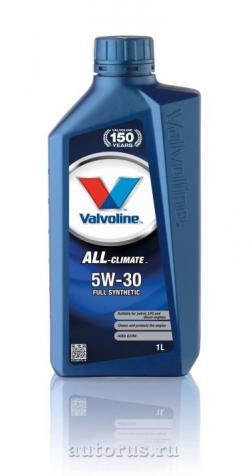 Масло моторное синтетическое Valvoline ALL CLIMATE 5W-30 (1л)