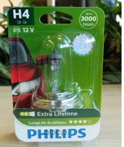 Лампа H4 LongerLife EcoVision LongerLife EcoVision PHILIPS 12342LLECOB1