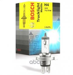 Лампа автомобильная H4 24V- 7570W (P43t) Trucklight Maxlife (Bosch)