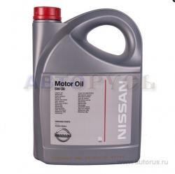 Масло моторное NISSAN Motor Oil 5W30 синтетическое 5 л KE900-99943