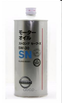 Масло моторное Nissan STRONG SAVE X SN 5W30 1 л KLAN5-05301