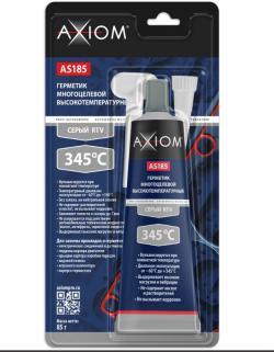 Герметик многоцелевой высокотемпер. серый 85г AXIOM AS185