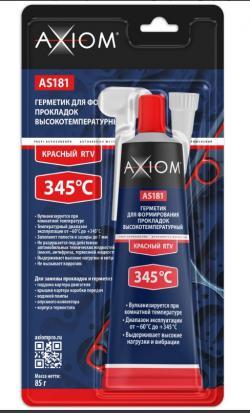 Герметик-прокладка красный высокотемпер. 85г AXIOM AS181